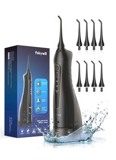 Fairywill Portable Oral Irrigator USB Rechargeable Dental Water Flosser Jet Irrigator Dental Teeth Cleaner 3 Modes 300ML  - Image 1