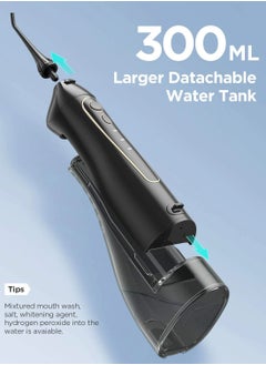 Fairywill Portable Oral Irrigator USB Rechargeable Dental Water Flosser Jet Irrigator Dental Teeth Cleaner 3 Modes 300ML  - Image 2