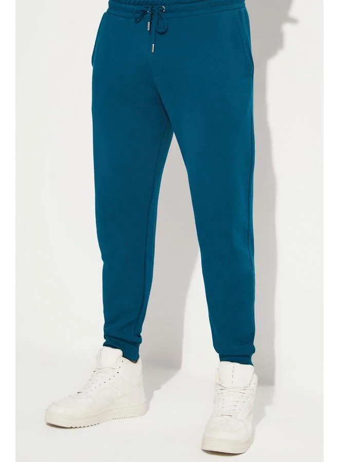 JUNE June Men Relaxed Fit Normal Waist Sweatpant Emerald