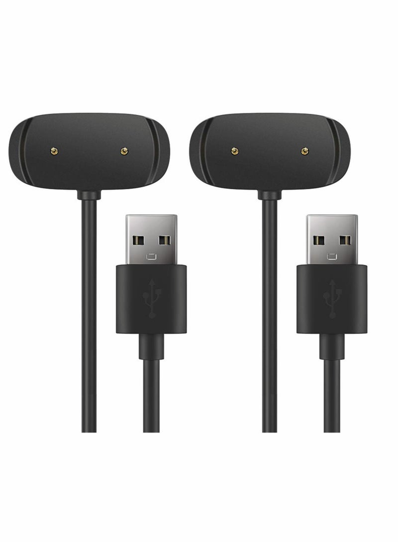 SYOSI شاحن ساعة Amazfit GTR 2، GTR 2e، GTR 2 eSIM، GTS 2 Mini، GTS 2e، BIP U، BIP U Pro، Pop Pro، Zepp E، Zepp Z، T Rex Pro كابل شحن USB بطول 3.3 قدم و100 سم ملحقات الساعة الذكية - Image 1