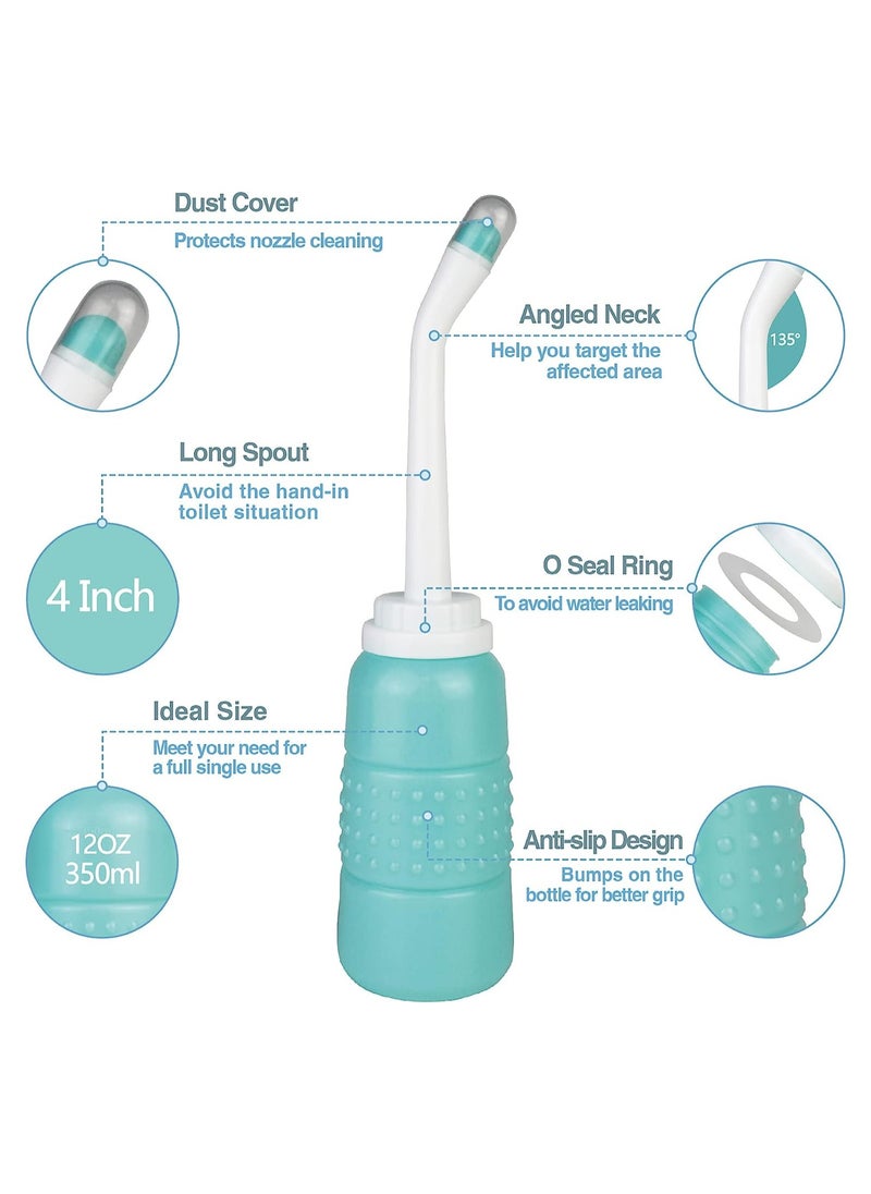 Generic - Peri Bottle Travel Shattaf, Portable Travel Bidet with Carry Bag,2 Nozzle,Essentials for Postpartum Perineal Care,Hemorrhoid Treatment - Image 1
