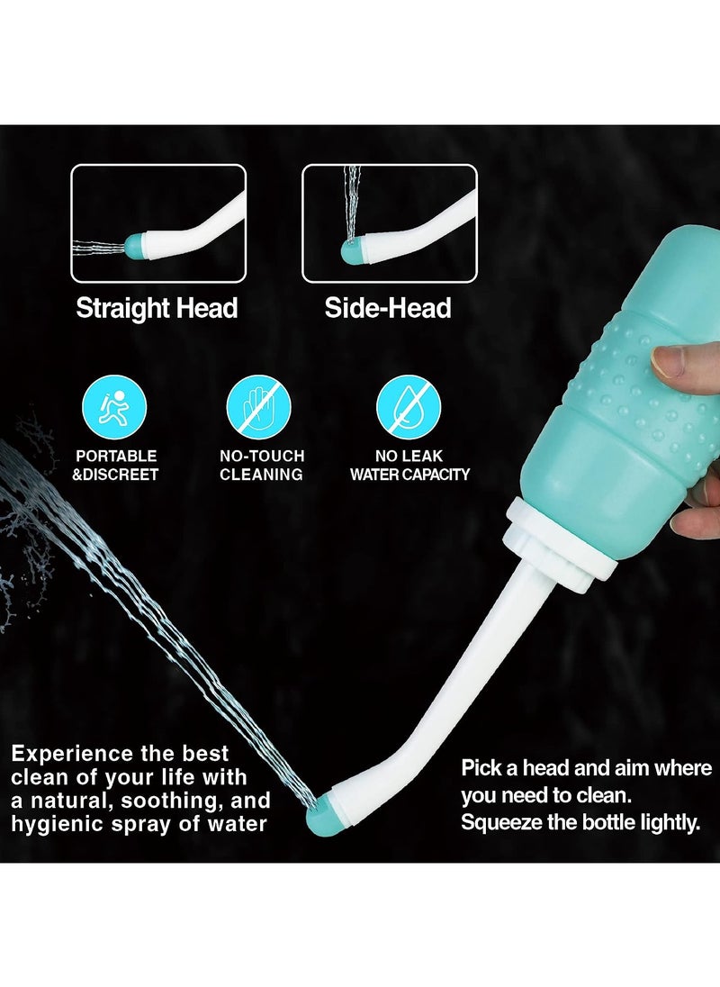 Generic - Peri Bottle Travel Shattaf, Portable Travel Bidet with Carry Bag,2 Nozzle,Essentials for Postpartum Perineal Care,Hemorrhoid Treatment - Image 1