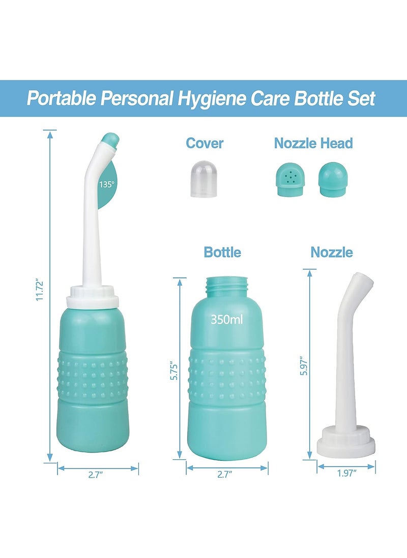 Generic - Peri Bottle Travel Shattaf, Portable Travel Bidet with Carry Bag,2 Nozzle,Essentials for Postpartum Perineal Care,Hemorrhoid Treatment - Image 1