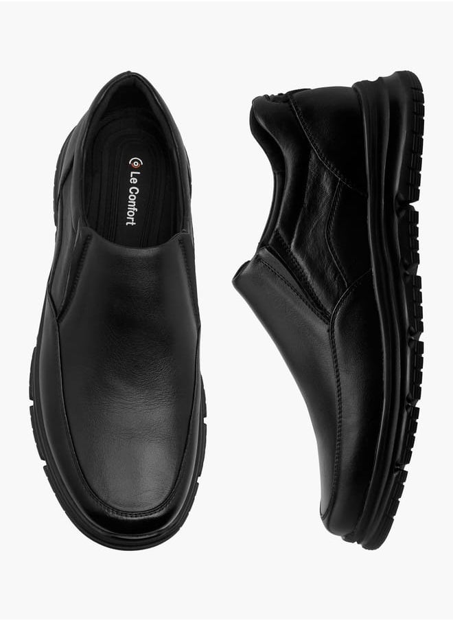 Le Confort Men Solid Slip-On Loafers  - Image 1