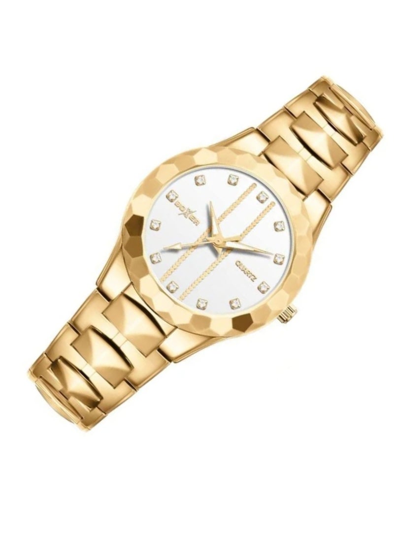 بوكسر ساعة يد بوكسر BX-073-6 للرجال بسوار من الجلد - تصميم أنيق من الفولاذ المقاوم للصدأ، متينة وأنيقة للاستخدام اليومي - Image 2