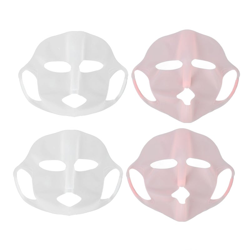 Silicone Face Mask Holder: 3D Cut Adjustable Ear-hanging Wrap - Reusable Easy-to-clean Moisturizing Cover for Home Daily Skincare, Housework Bath Use - Image 3