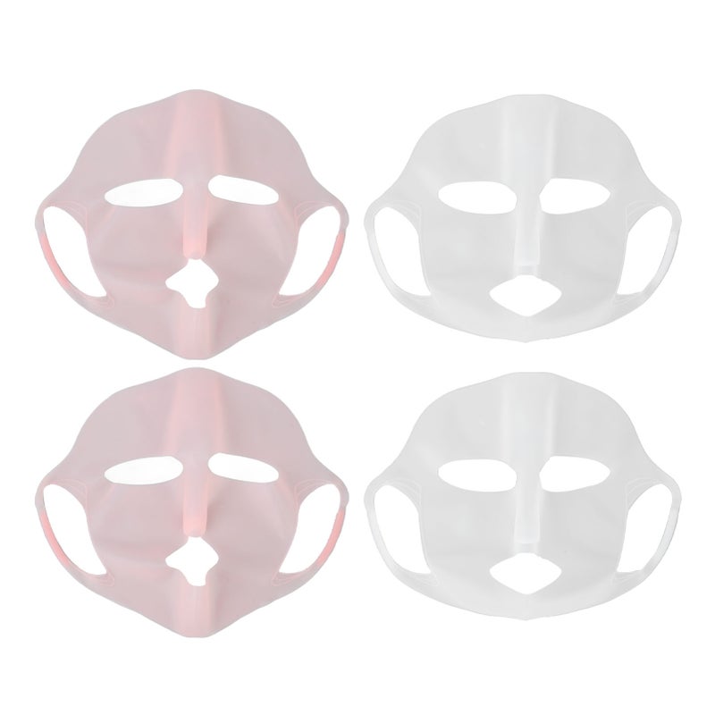 Silicone Face Mask Holder: 3D Cut Adjustable Ear-hanging Wrap - Reusable Easy-to-clean Moisturizing Cover for Home Daily Skincare, Housework Bath Use - Image 2