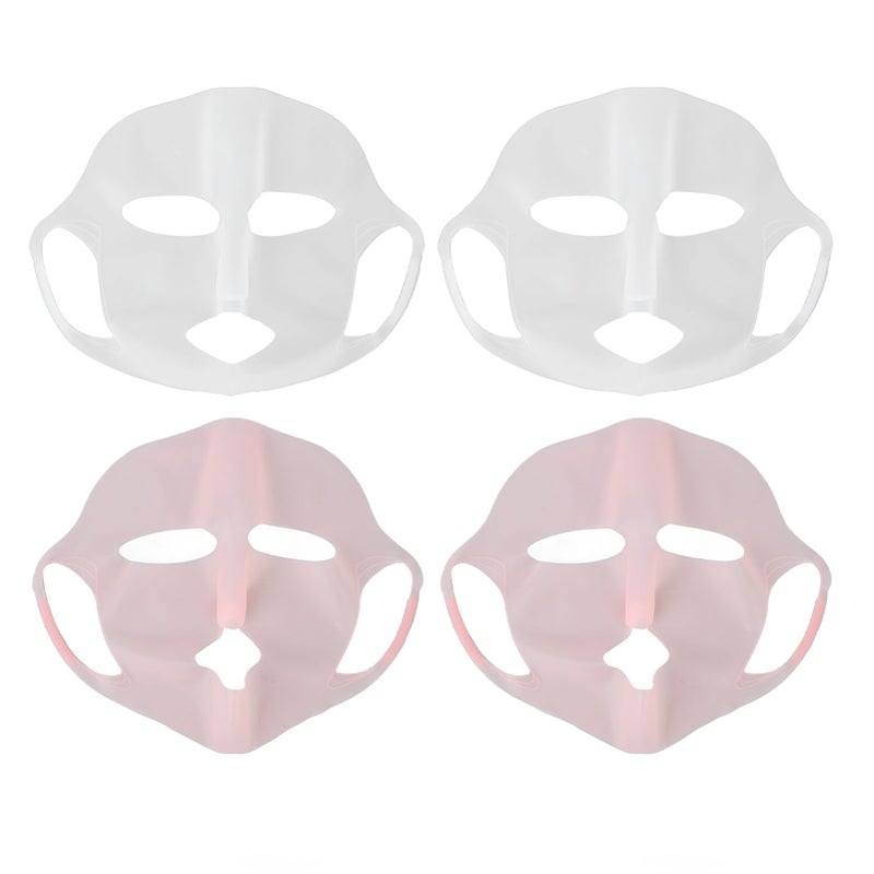 Silicone Face Mask Holder: 3D Cut Adjustable Ear-hanging Wrap - Reusable Easy-to-clean Moisturizing Cover for Home Daily Skincare, Housework Bath Use - Image 1
