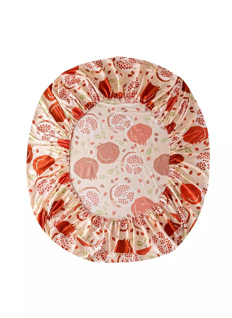 Generic Pomegranate Print Fitted Sheet  - Image 5