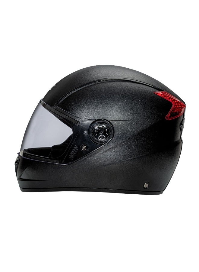 STUDDS Full Face Motorcycle Helmet ABS Shell EPS Impact Protection Ventilated Design Quick Release Strap Black Size L - Image 5