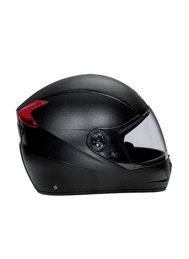 STUDDS Full Face Motorcycle Helmet ABS Shell EPS Impact Protection Ventilated Design Quick Release Strap Black Size L - Image 4