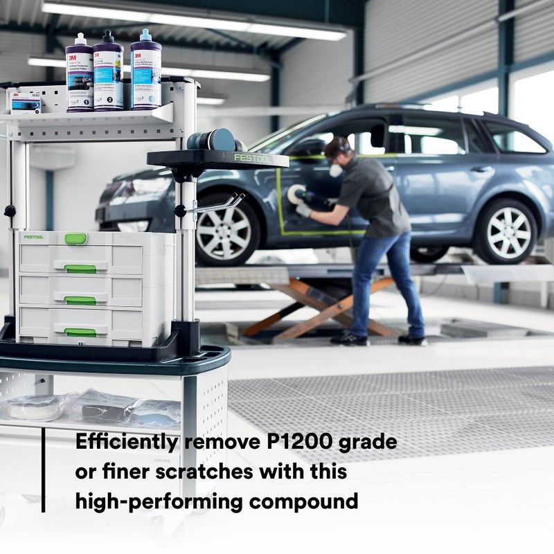 3M مركب فرك بيرفكت-إت EX AC، 36060، قطع سريع، أداء عالي، 1 لتر (32 أونصة سائلة) - Image 3