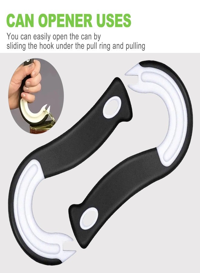 CeroDimo 2 Pack Ring Pull Can Opener for Soda, Cat & Canned Food - Arthritis-Friendly Grip for Seniors, Easy Tab Opener Protects Nails & Joints - Image 4