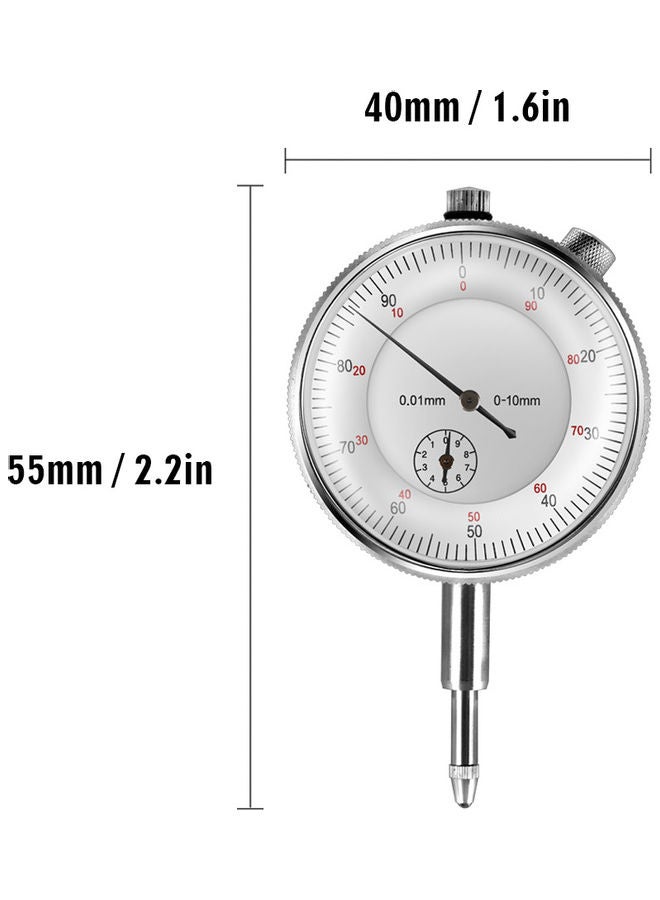 NIBEMINENT Metal Round Dial Indicator and Magnetic Base Holder Multicolour - Image 2