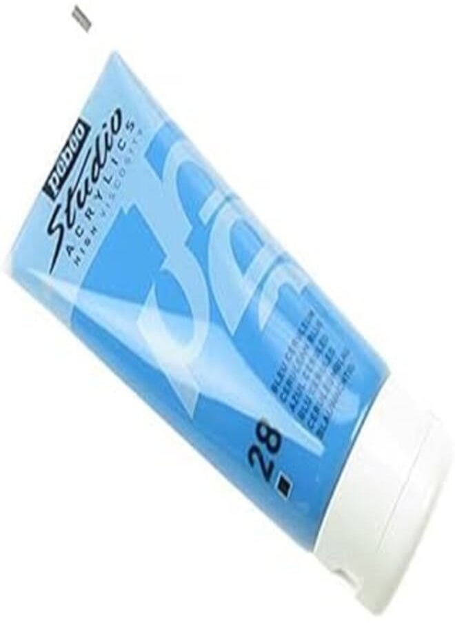 Pebeo - Pebeo Studio Acrylics 100 ml. - 28 Cerulean Blue 2725612845679 - Image 1