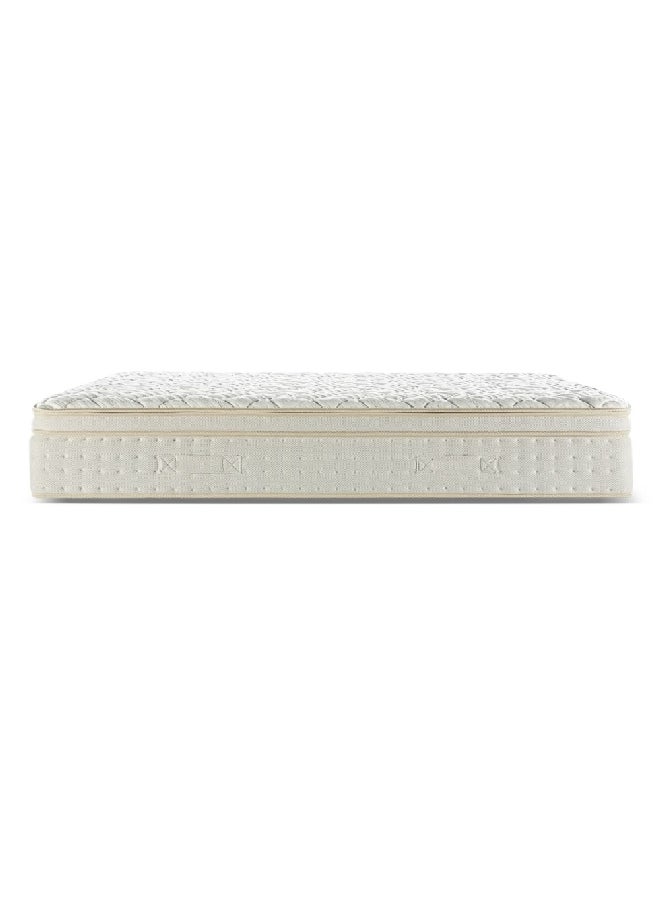 Micasa Premium Quality Pocket Spring Mattress White and Yellow 30 x 200 x 180 cm DMPK230691A 180*200*30 - Image 1