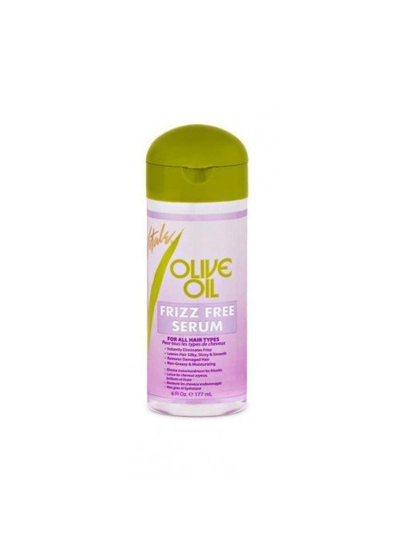VITALE Vitale Vitale olive oil frizz free serum 6 fluid ounce, Purple, 6 Fl Ounce 