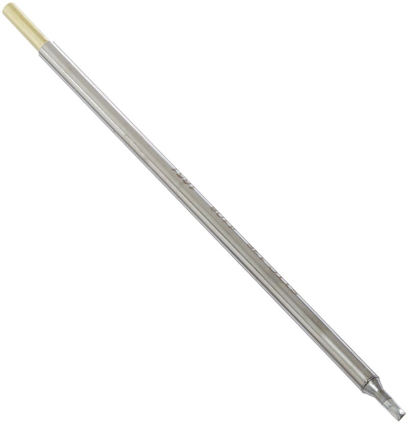 Metcal STTC-136 STTC Series Soldering Cartridge for Most Standard Applications, 775°F Maximum Tip Temperature, Chisel 30°, 2.5mm Tip Size, 9.9mm Tip Length