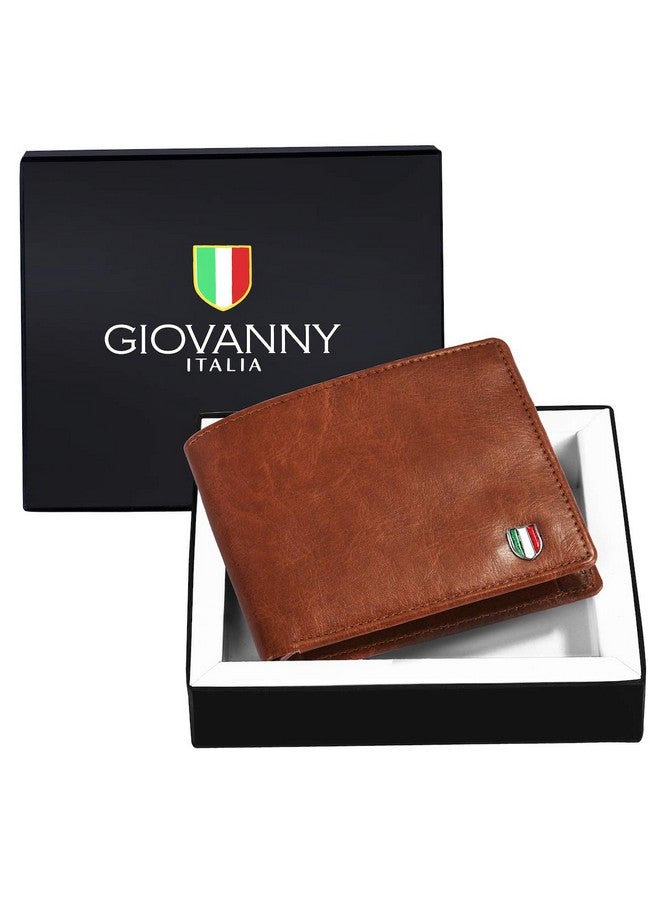 GIOVANNY GVN-TANCHNGR01 Tan Genuine Leather Wallet for Men - Image 4