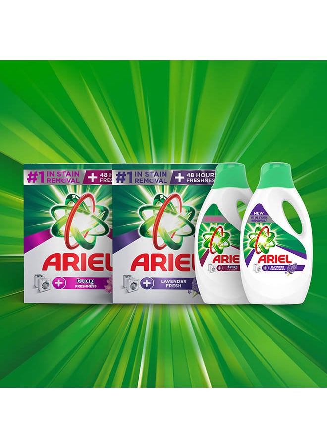 Ariel - Freshness Automatic Liquid Power Gel Floral Freshness 2 x 1.8L - Image 1