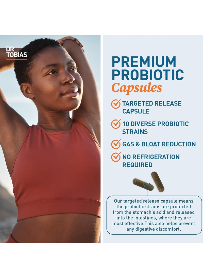 Dr. Tobias Probiotics 30 Billion, Including Spore-Forming Strains Patented DRcaps, 30 Delayed Release Capsules  - Image 4