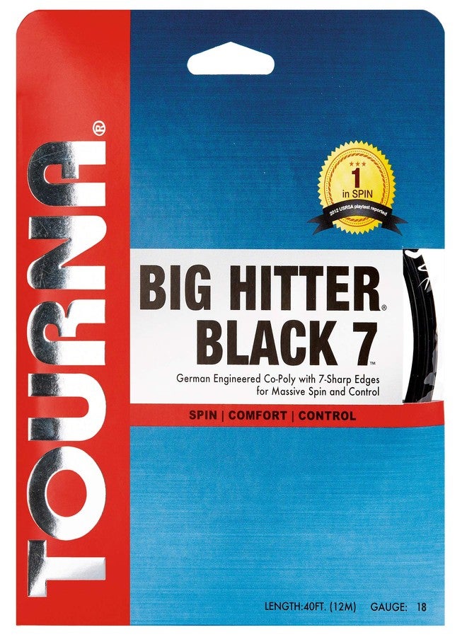 Tourna unisex adult 18g set Tennis String, Black, US - Image 1