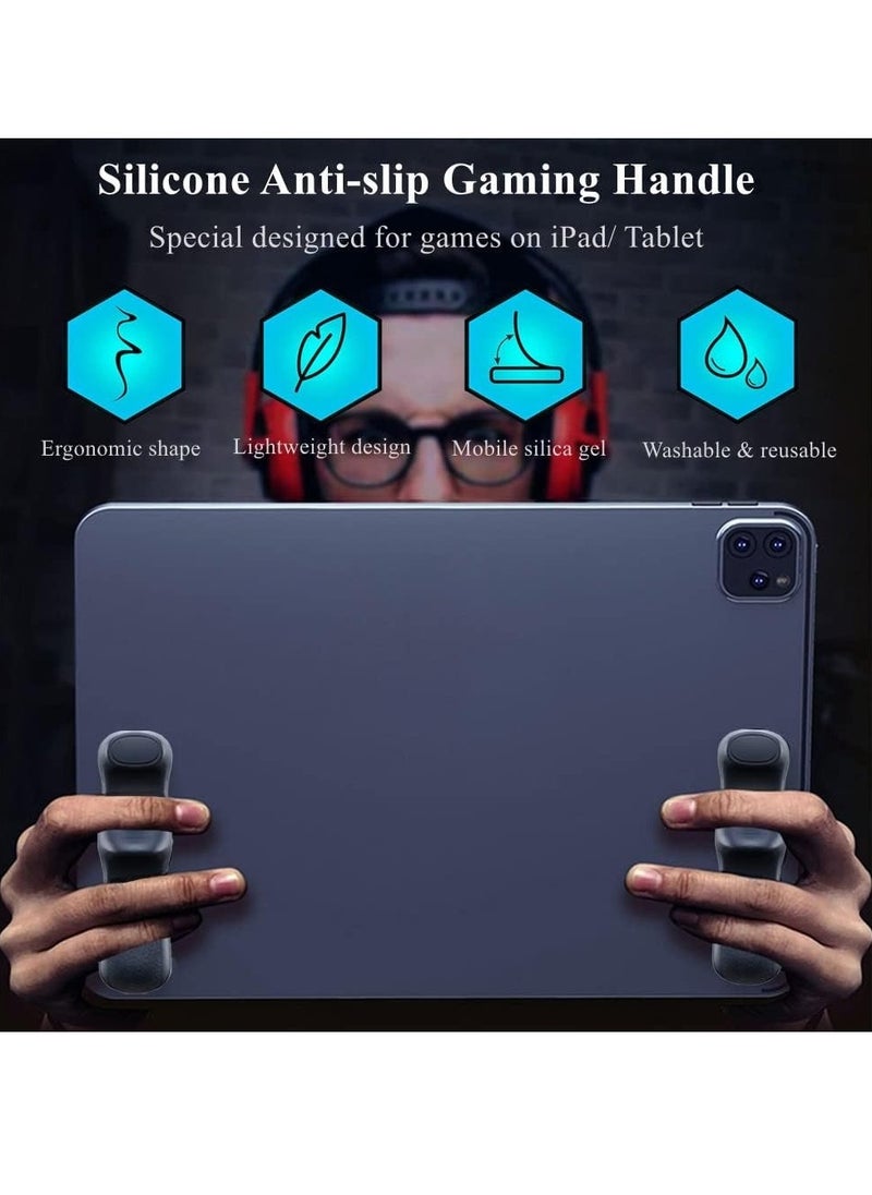 Beauenty Gaming Handle for iPad, Multi-Finger Operation Silicone Gamepad Grip, Tablet Game Controller for PUBG/Knives Out/Rules of Survival  - Image 2