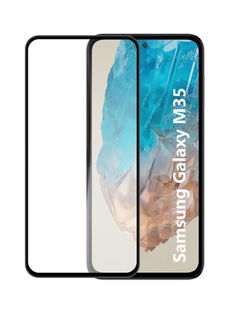 Denx Screen Protector Compatible for Samsung Galaxy M35 - Tempered Glass Pack (Clear) - Image 1