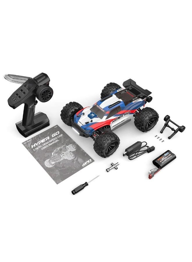 MJX HYPER GO 16212 4WD 1/16 Brushless High Speed RC Car Vehicle Models 45km/h Full Proprotional Control High Speed Racing Car - Image 1