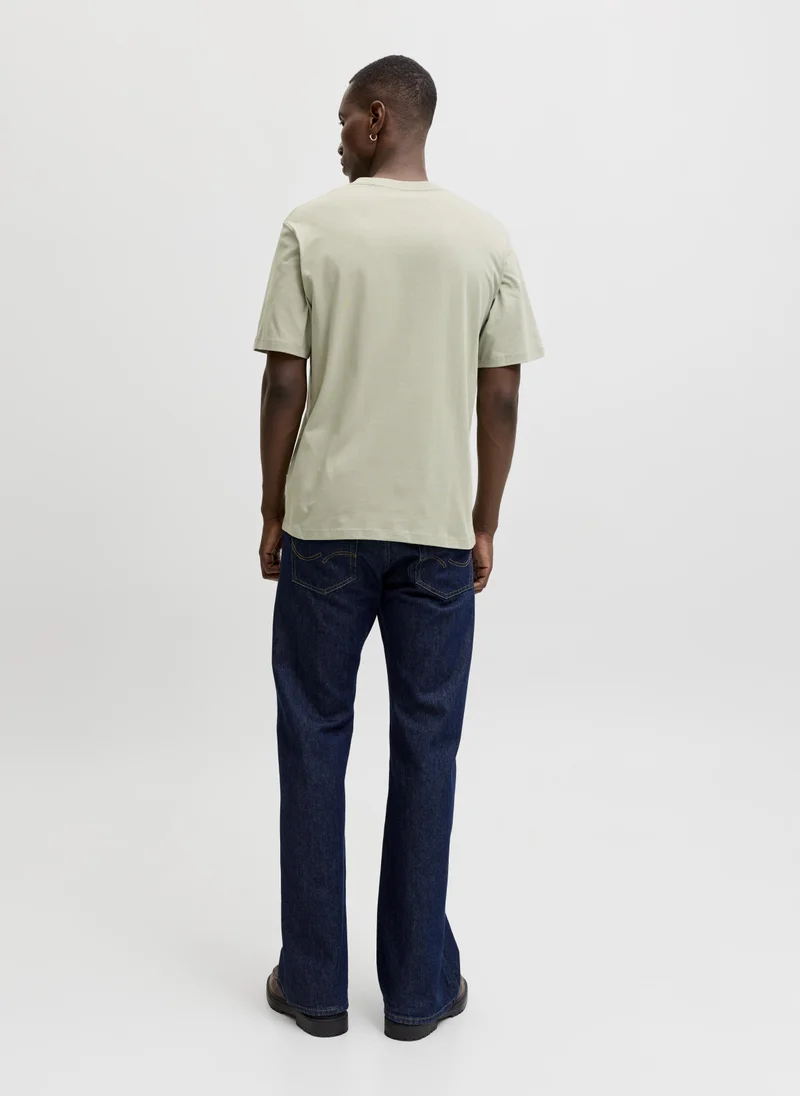 جاك اند جونز JORHYERES MINIMAL TEE SS CREW NECK