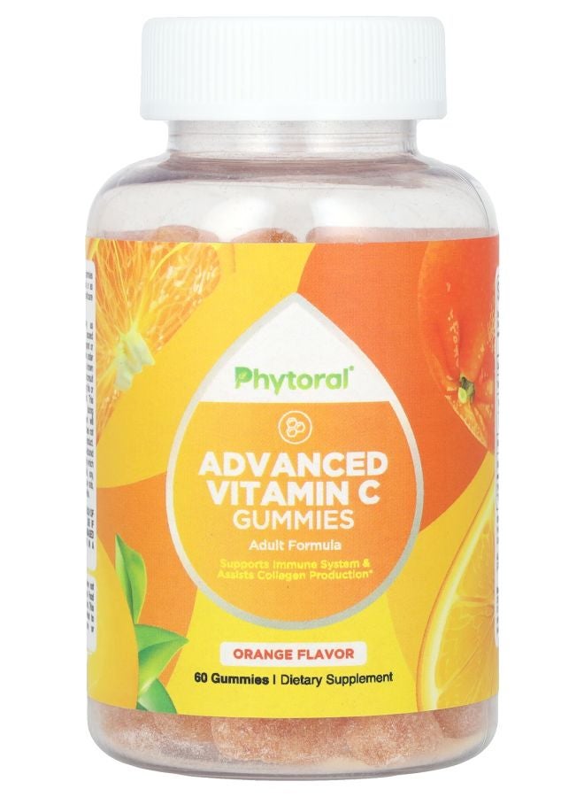 Advanced Vitamin C Gummies Orange 60 Gummies