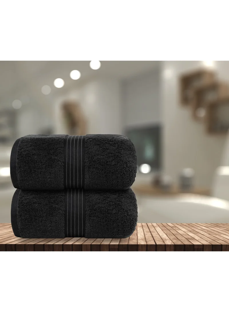 Bliss Casa Bliss Casa - 2 Piece Bath Sheets, 100% Combed Cotton 550 GSM Superior Quality Towels, Quick Dry Highly Absorbent 90x180 cm