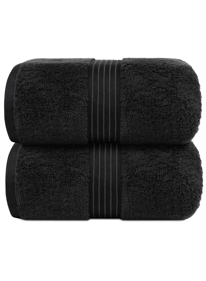Bliss Casa Bliss Casa - 2 Piece Bath Sheets, 100% Combed Cotton 550 GSM Superior Quality Towels, Quick Dry Highly Absorbent 90x180 cm