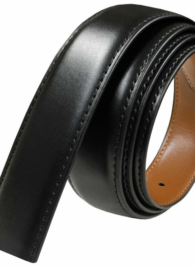Belts.com Reversible Belt Strap Replacement Genuine Leather Dress Belt Strap, 1-1/8", 1-1/4", 1-3/8" Wide, Black/Tan-30mm-02, 44 - Image 1