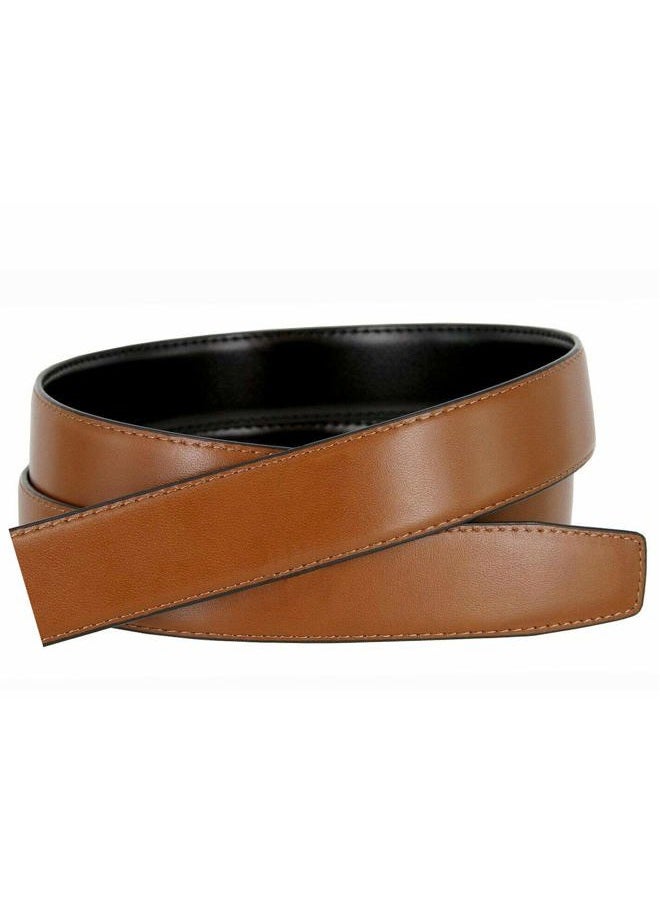 Belts.com Reversible Belt Strap Replacement Genuine Leather Dress Belt Strap, 1-1/8", 1-1/4", 1-3/8" Wide, Black/Tan-30mm-02, 44 - Image 3