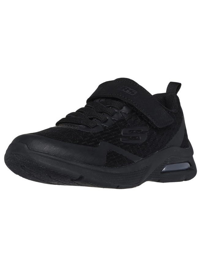 SKECHERS Boy's Microspec Max Torvix Sneaker, Black Textile Trim - Image 1