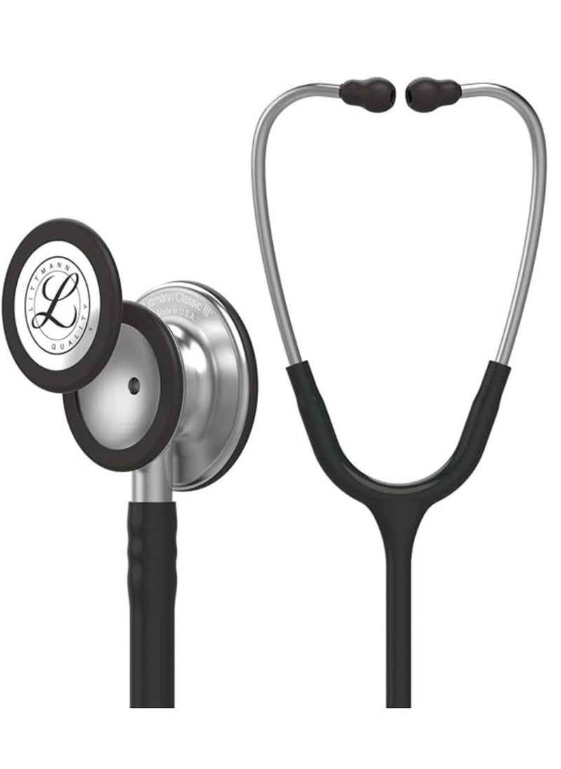 Littmann 3M Littmann Classic III Stethoscope, Black Tube, 27 inch, 5620  - Image 1