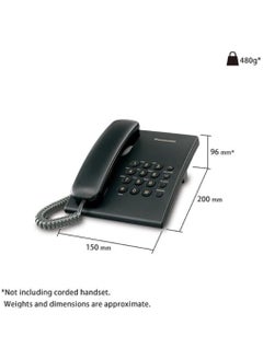Panasonic Panasonic KX-TS500FX Integrated Corded Telephone, Black  - Image 4