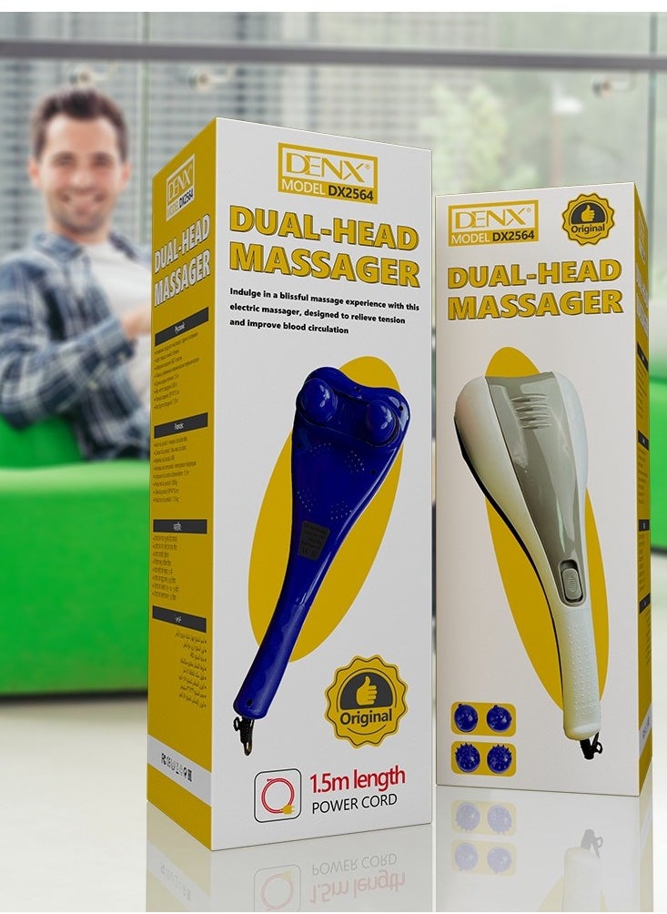Denx DX2564 - Dual-head massager , Double head muscle massager  - Image 2