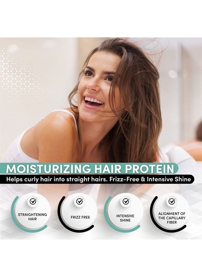 Let Me Be - Hair Keratin Treatment | Brazilian Protein Smoothing Treatment | Moisturizing, Frizz Free & Intensive Shine | Effective Keratin Straighten Your Hairs | Single step treatment | bottle contain - Image 1
