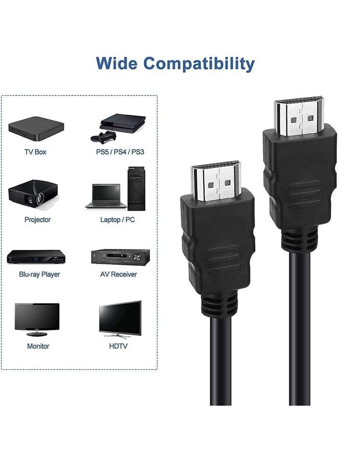 Nate Hdmi Cable High Speed Hdmi 2.0 Cable 18Gbps 3M High Speed Hdmi 2.0 Connectors High Density Pe Shielded Coating Uhd Hdr Video Compatible With Arc Hdtv 4K 2K 60Hz 3Meter - Image 3