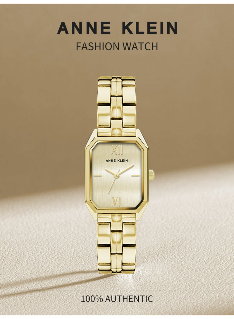 آن كلاين ساعة معصم معدنية مثمنة الشكل للنساء - Image 1