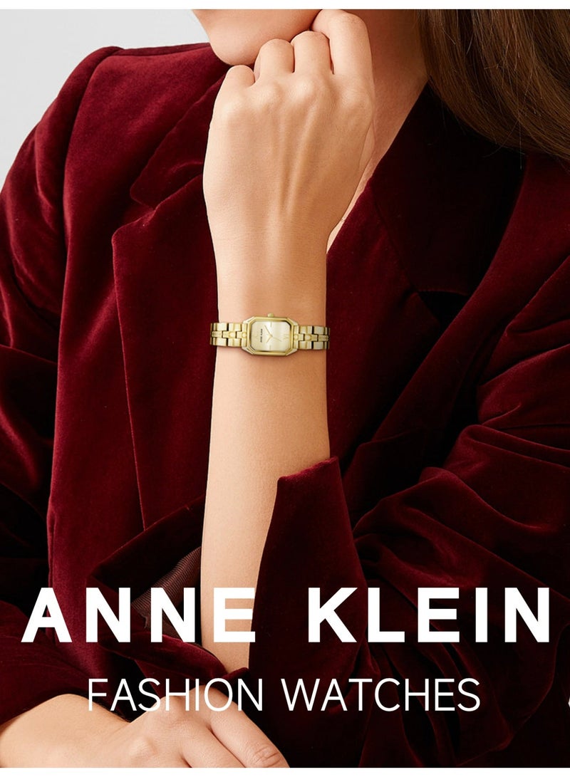 آن كلاين ساعة معصم معدنية مثمنة الشكل للنساء - Image 4