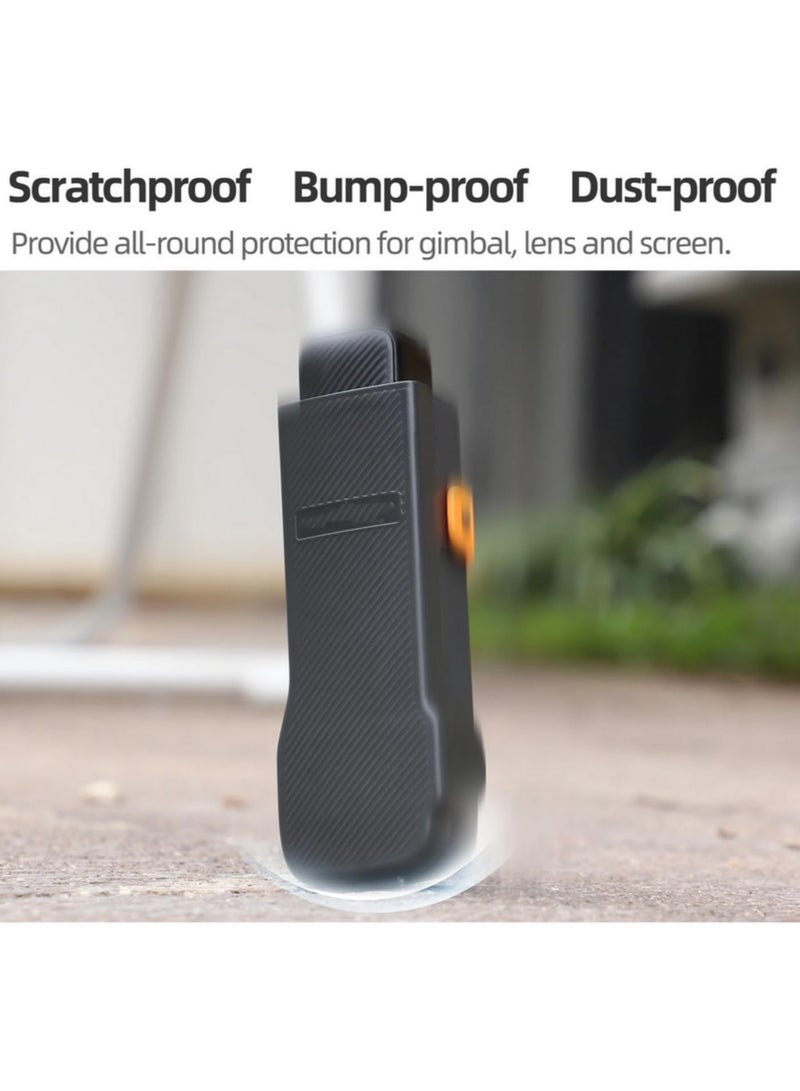 For DJI Osmo Pocket 3 Protective Case Flip Cover Quick Release with Silicone Straps All-Round Anti-Fall Protection for Gimbal Lens Screen Accessories Secure Fit for Outdoor Shooting  - Image 3