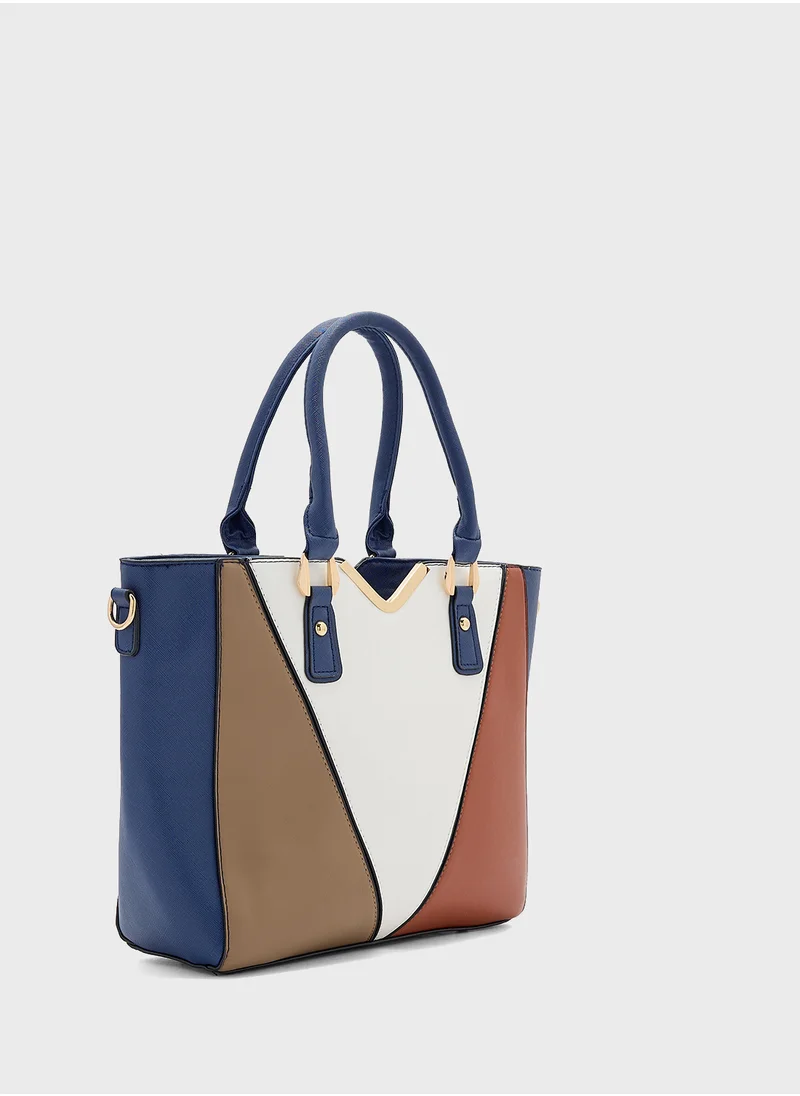 ELLA 4 In 1 Handbag Set With Tote, Crossbody, Pouch And Cardholder