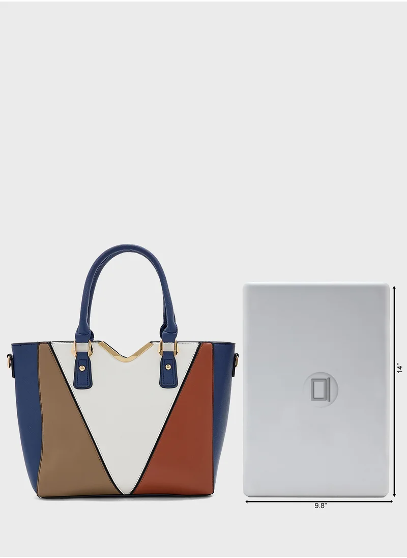 ELLA 4 In 1 Handbag Set With Tote, Crossbody, Pouch And Cardholder