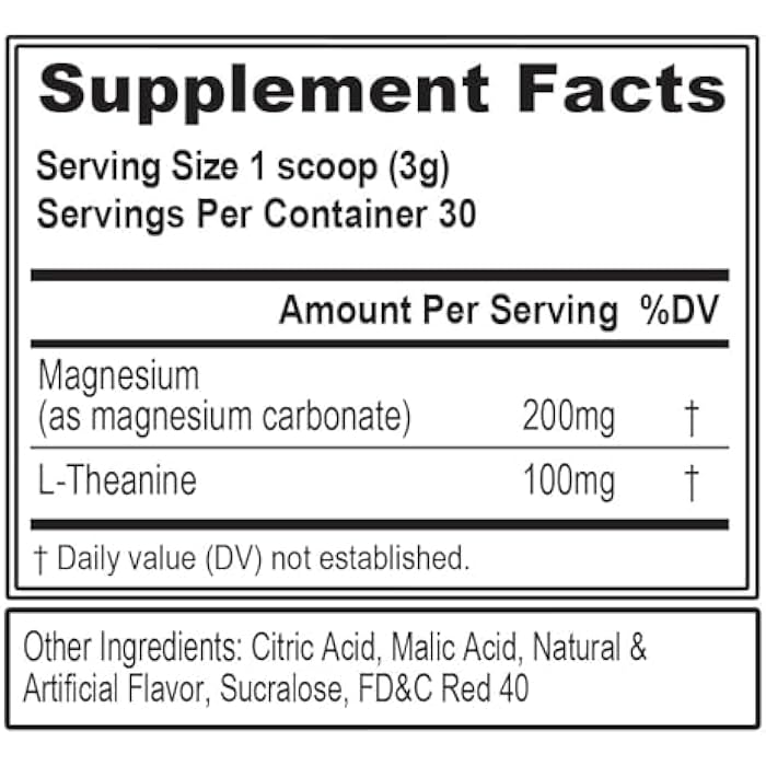 Evlution Nutrition Magnesium + L-Theanine - Natural Relaxation & Focus Support - 200mg Magnesium + 100mg L-Theanine - Vegan & Non-GMO - Powder Dietary Supplement - 30 Servings - Pink Lemonade - Image 4