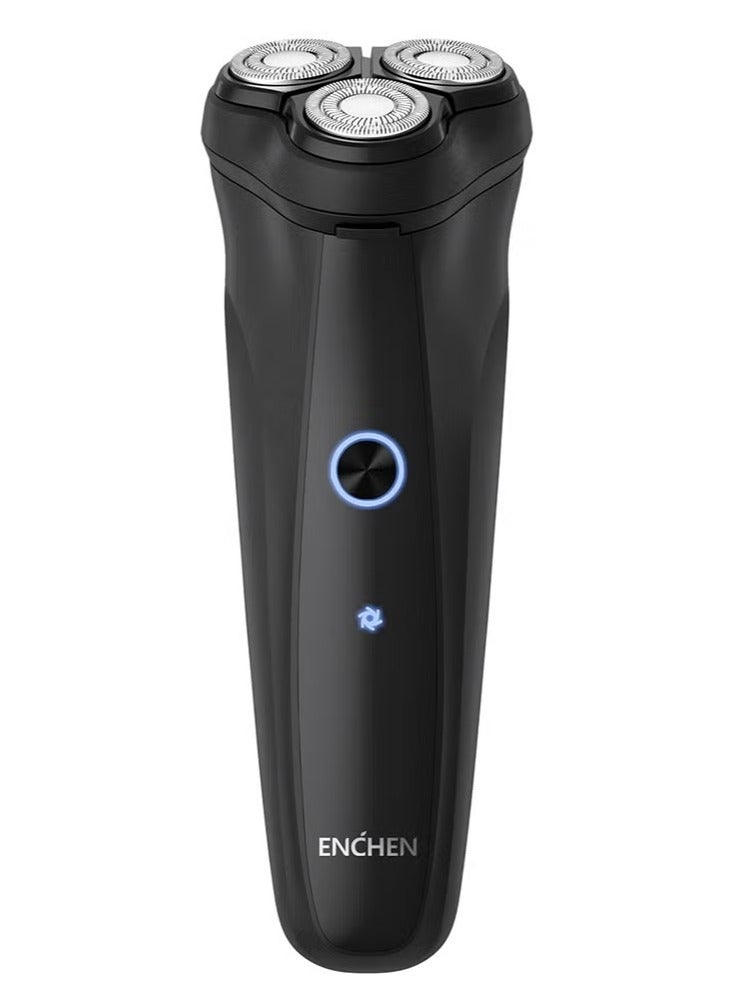 ENCHEN Men's Shaver Three Floating Blade Electric Shaver Black - Image 1