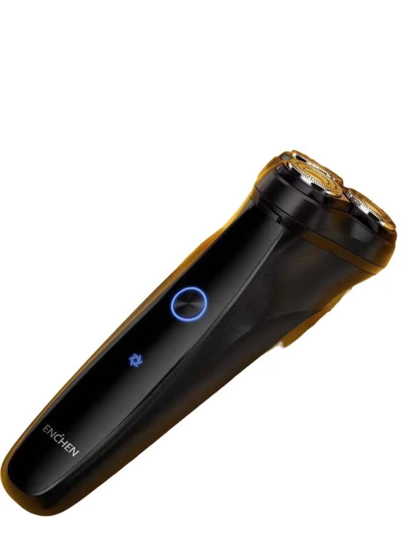 ENCHEN Men's Shaver Three Floating Blade Electric Shaver Black - Image 2