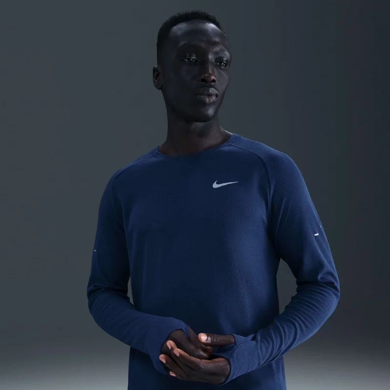 Nike Men's Stride Waffle Crew Running Top